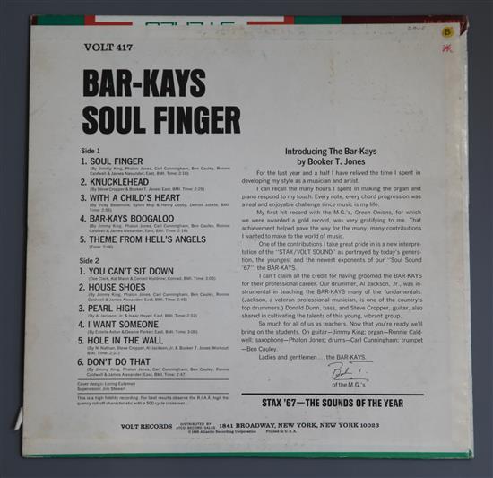 The Bar-Kays: Soul Finger, VOLT 417, EX- EX